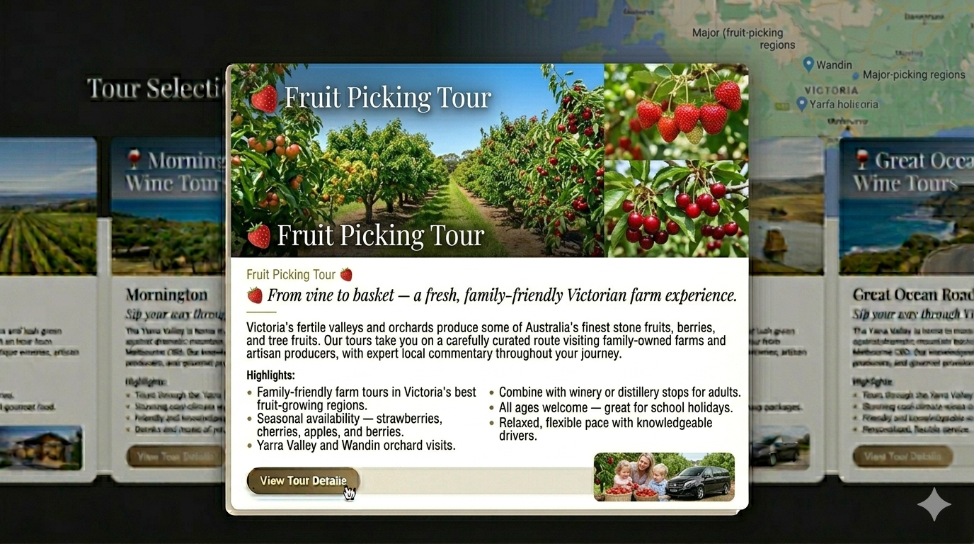 Fruit Picking Tours — SevenStar Limo Victoria