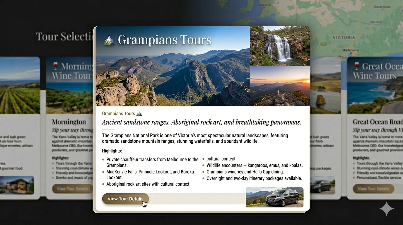 Grampians Tours — SevenStar Limo Victoria