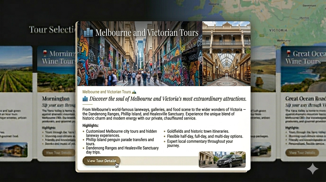 Melbourne and Victorian Tours — SevenStar Limo Victoria