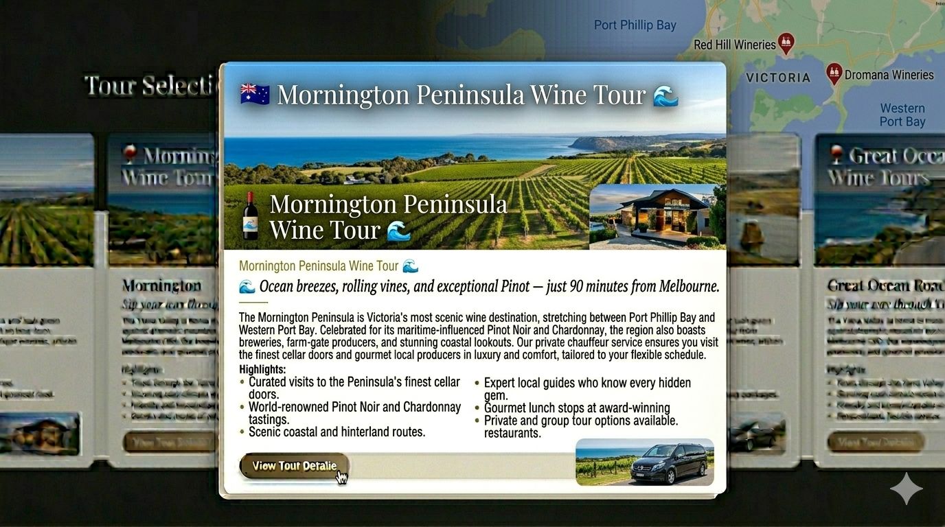 Mornington Peninsula Wine Tours — SevenStar Limo Victoria