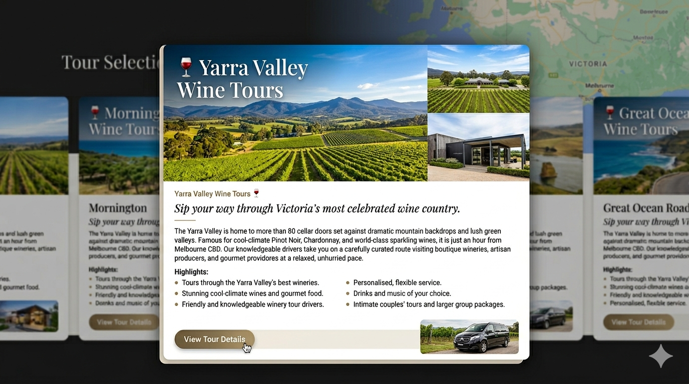 Yarra Valley Wine Tours — SevenStar Limo Victoria